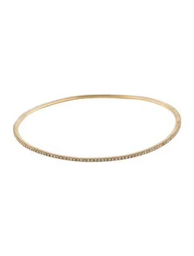 Pre-owned Bracelet 18k Diamond Bangle , 7.75" In Multi
