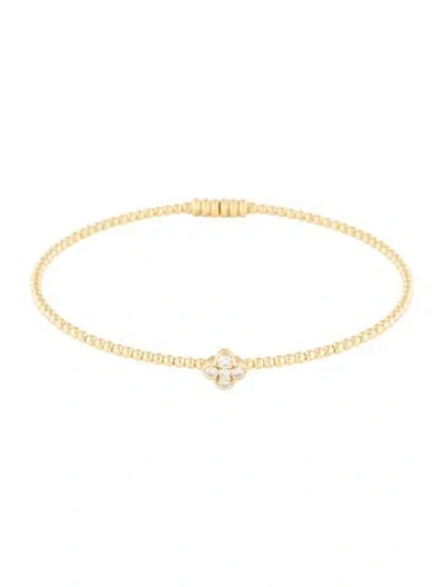 Pre-owned Bracelet 18k Diamond Flex Bangle , 6" In Multi