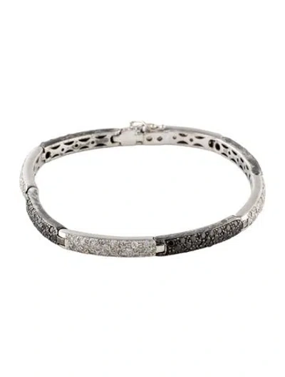 Pre-owned Bracelet 18k Diamond Link , 6.75" In Multi