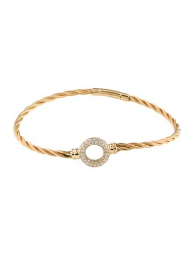 Pre-owned Bracelet 18k Diamond Station , 6.5" In Multi
