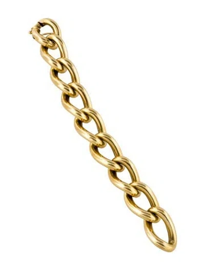 Pre-owned Bracelet 18k Link , 6" In Multi