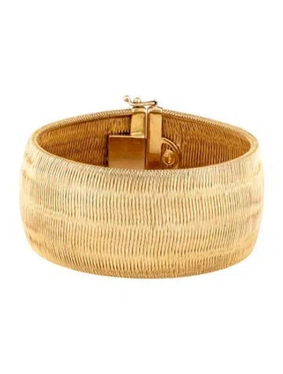 Pre-owned Bracelet 18k Link , 6.5" In Multi
