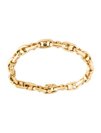 Pre-owned Bracelet 18k Link , 6.75" In Multi