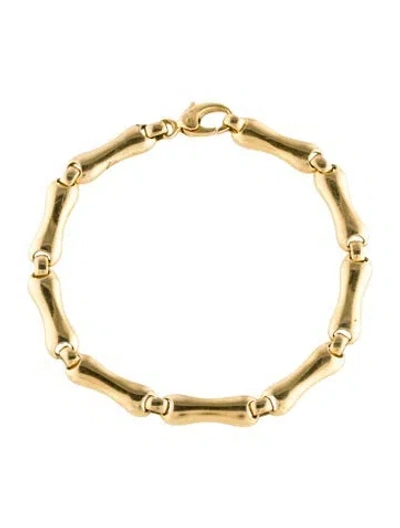 Pre-owned Bracelet 18k Link , 7" In Multi