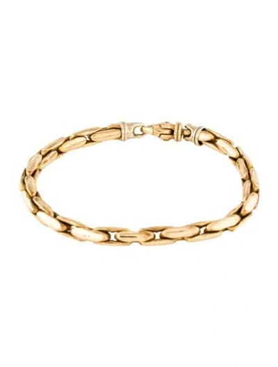 Pre-owned Bracelet 18k Link , 7" In Multi