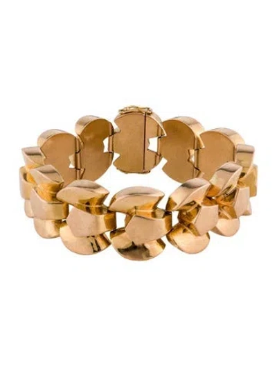 Pre-owned Bracelet 18k Link , 7" In Multi
