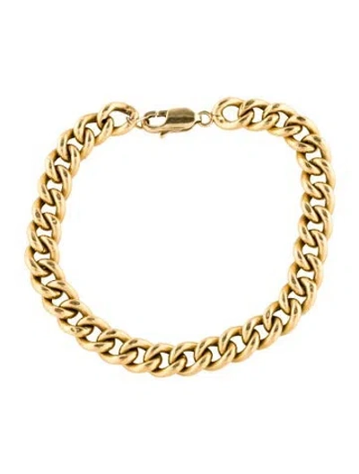 Pre-owned Bracelet 18k Link , 7" In Multi