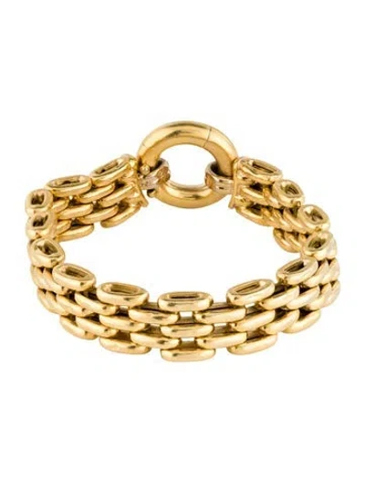Pre-owned Bracelet 18k Link , 7.25" In Multi