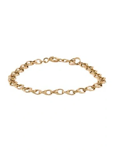 Pre-owned Bracelet 18k Link , 7.5" In Multi