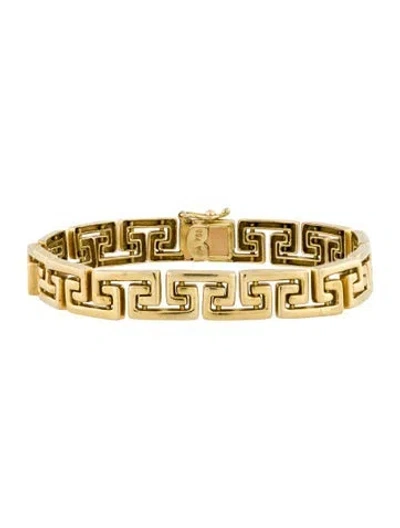 Pre-owned Bracelet 18k Link , 7.5" In Multi