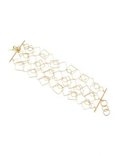 Pre-owned Bracelet 18k Link Multistrand , 8.5"