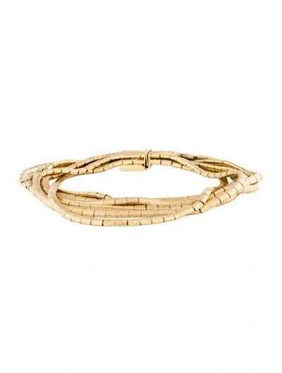 Pre-owned Bracelet 18k Multistrand , 7"