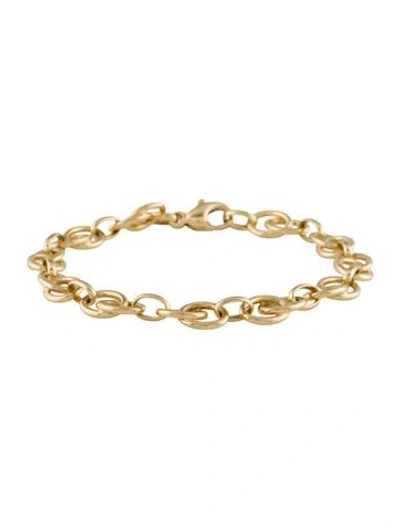 Pre-owned Bracelet 18k Oval Link , 6.75" In Multi