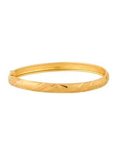 Pre-owned Bracelet 22k Bangle , 6.5" In Multi