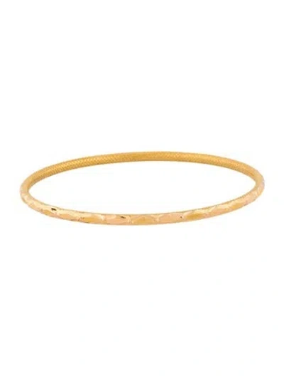 Pre-owned Bracelet 22k Bangle , 7.25" In Multi