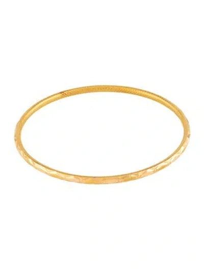 Pre-owned Bracelet 22k Bangle , 7.25" In Multi