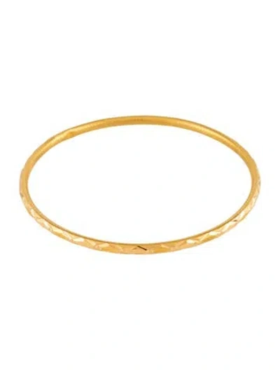 Pre-owned Bracelet 22k Bangle , 7.25" In Multi