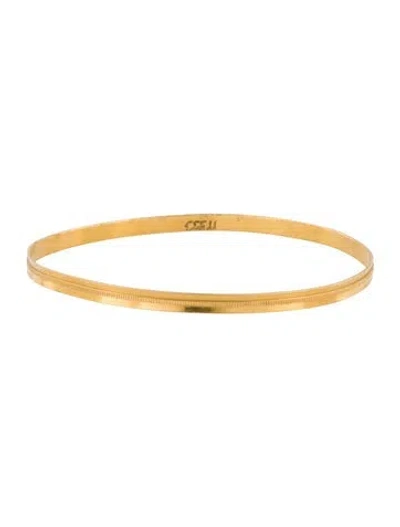 Pre-owned Bracelet 22k Bangle , 7.5" In Multi