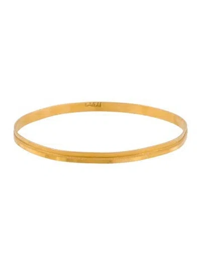 Pre-owned Bracelet 22k Bangle , 7.5" In Multi