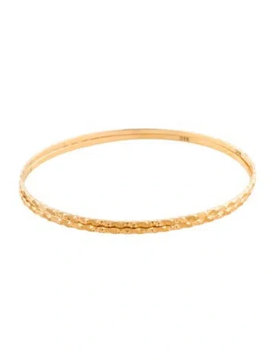 Pre-owned Bracelet 22k Bangle  Set, 8.25", 8" In Multi