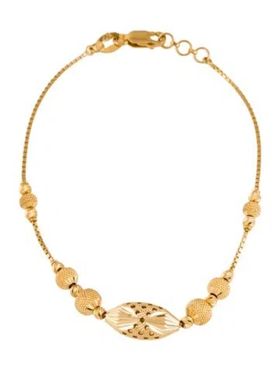 Pre-owned Bracelet 22k Bead , 7.5" In Multi