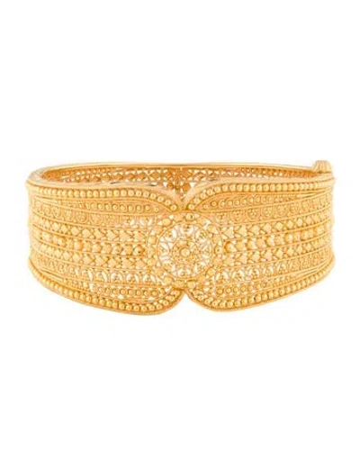 Pre-owned Bracelet 22k Hinge Bangle , 7" In Multi