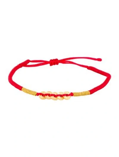 Pre-owned Bracelet 24k Coin Charm , 7.75" In Multi