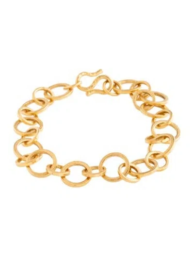 Pre-owned Bracelet 24k Link , 7.25" In Multi