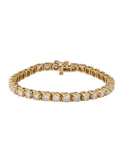 Pre-owned Bracelet 6.46ctw Diamond Tennis , 6.75" In Multi