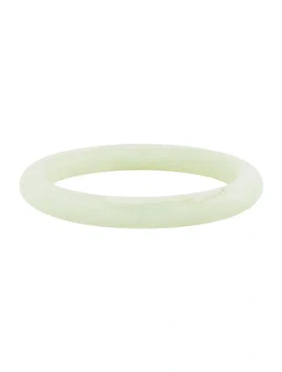 Pre-owned Bracelet Chalcedony Bangle , 7.25" In Multi