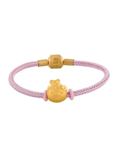Pre-owned Bracelet Chow Sang Sang X Sanrio 24k Hello Kitty  In Multi