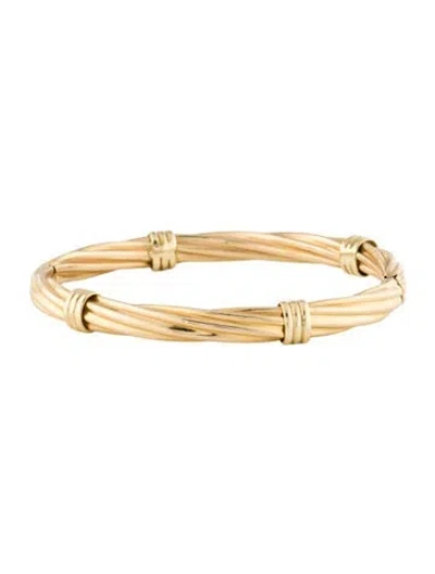 Pre-owned Bracelet Craig Drake 14k Bangle , 7" In Multi