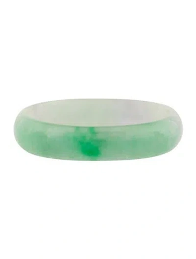 Pre-owned Bracelet Dyed Jadeite Bangle , 6.5" In Multi