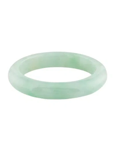 Pre-owned Bracelet Dyed Jadeite Bangle , 6.75" In Multi