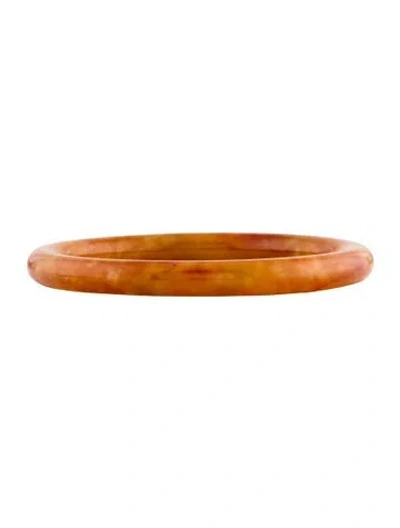 Pre-owned Bracelet Dyed Jadeite Bangle , 7" In Multi