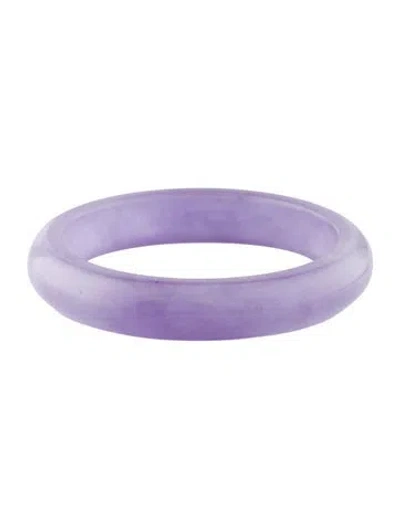 Pre-owned Bracelet Dyed Jadeite Bangle , 7" In Multi
