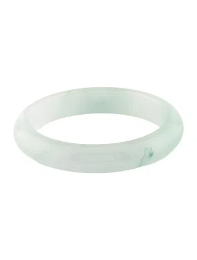 Pre-owned Bracelet Dyed Jadeite Bangle , 7" In Multi