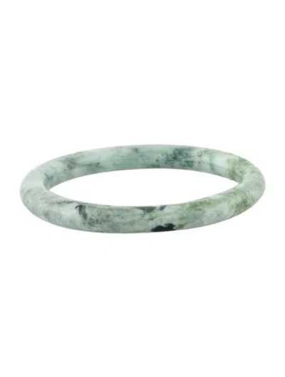 Pre-owned Bracelet Dyed Jadeite Bangle , 7" In Multi