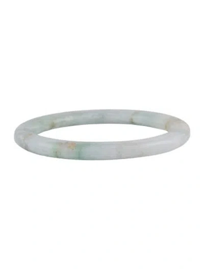Pre-owned Bracelet Dyed Jadeite Bangle , 7.25" In Multi