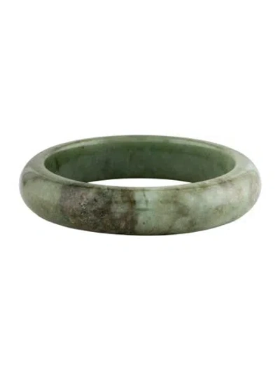 Pre-owned Bracelet Dyed Jadeite Bangle , 7.25" In Multi