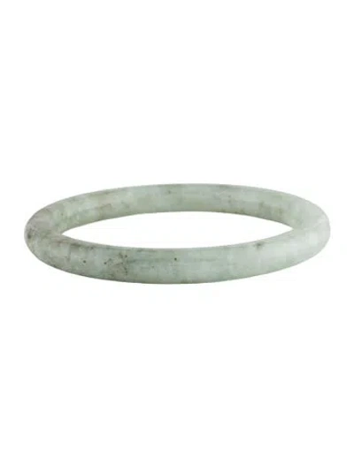 Pre-owned Bracelet Dyed Jadeite Bangle , 7.5" In Multi