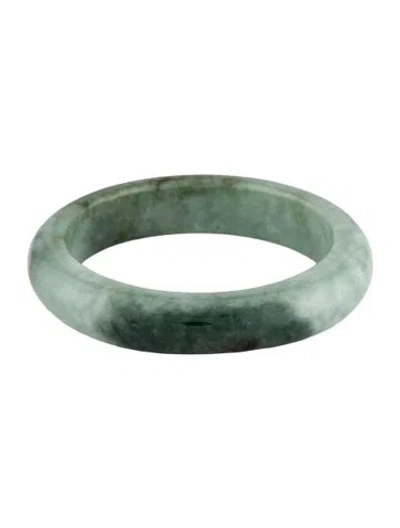 Pre-owned Bracelet Dyed Jadeite  Bangle, 6.75" In Multi