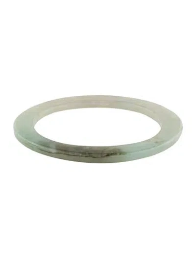 Pre-owned Bracelet Jadeite Bangle, 6.25" In Multi