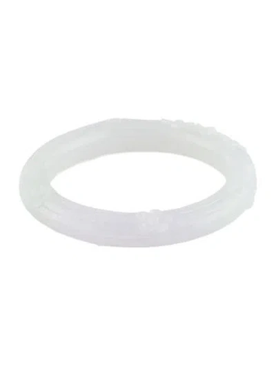 Pre-owned Bracelet Jadeite Bangle, 6.5" In Multi