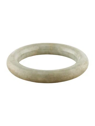 Pre-owned Bracelet Jadeite Bangle, 6.75" In Multi