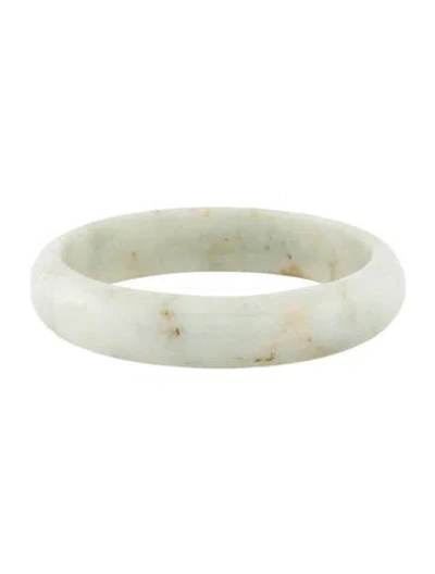 Pre-owned Bracelet Jadeite Bangle, 6.75" In Multi