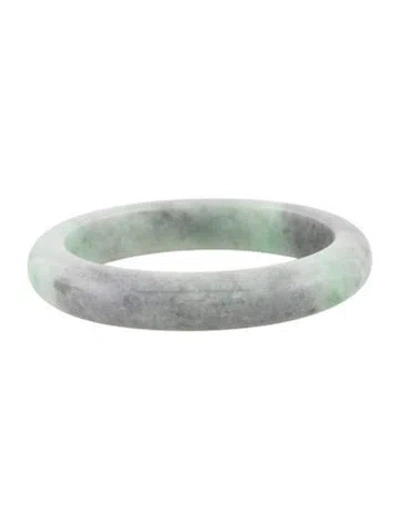 Pre-owned Bracelet Jadeite Bangle, 7" In Multi
