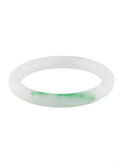 Pre-owned Bracelet Jadeite Bangle, 7.5" In Multi