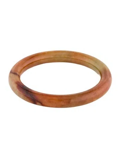 Pre-owned Bracelet Jadeite Bangle , 6" In Multi