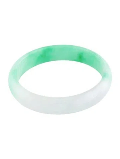 Pre-owned Bracelet Jadeite Bangle , 7" In Multi